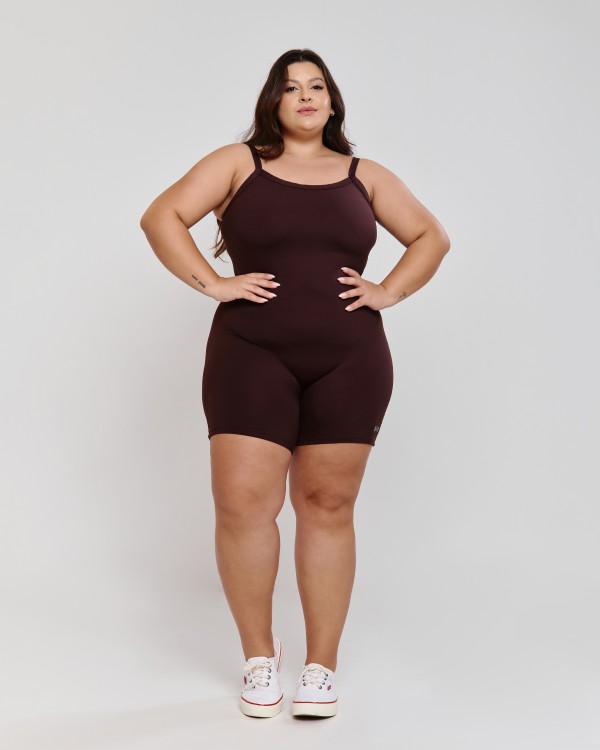 Macaquinho Basic Motion Plus Size Dar Oak