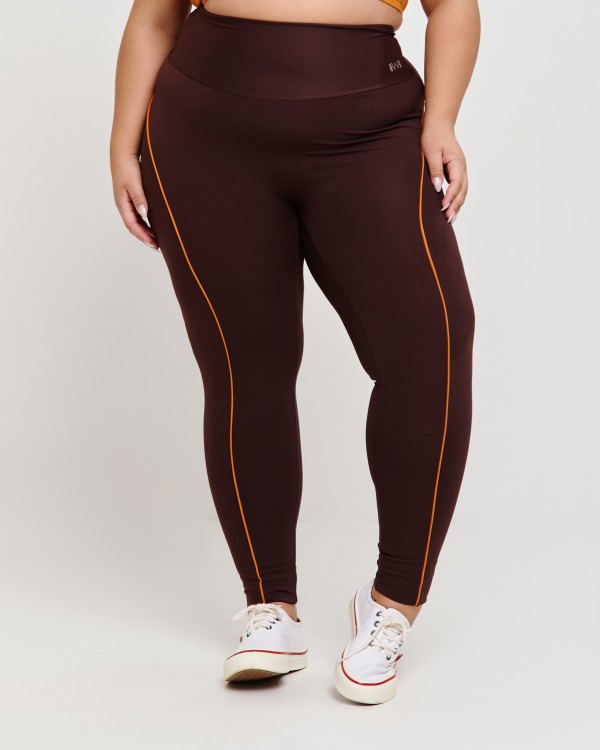 Calça Vivo Motions Plus Size Dark Oak