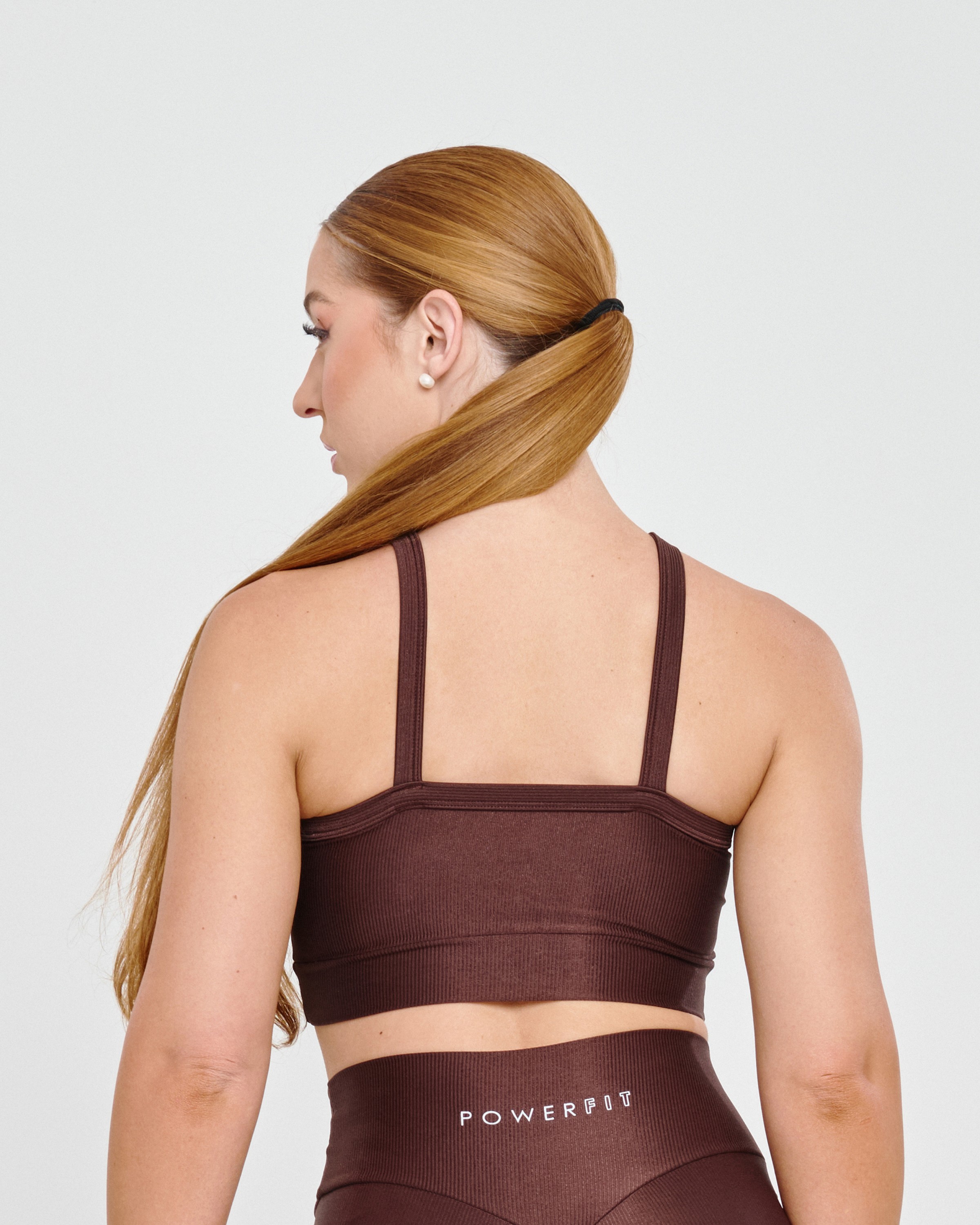 Top Canelado Alcinha Dark Oak