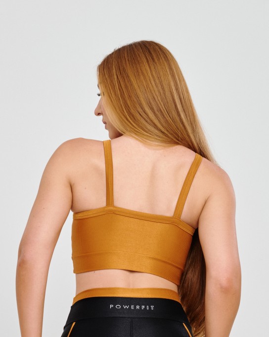 Top Canelado Alcinha Copper