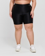 Bermuda Glow Canelada com Bolso Plus Size Mocha