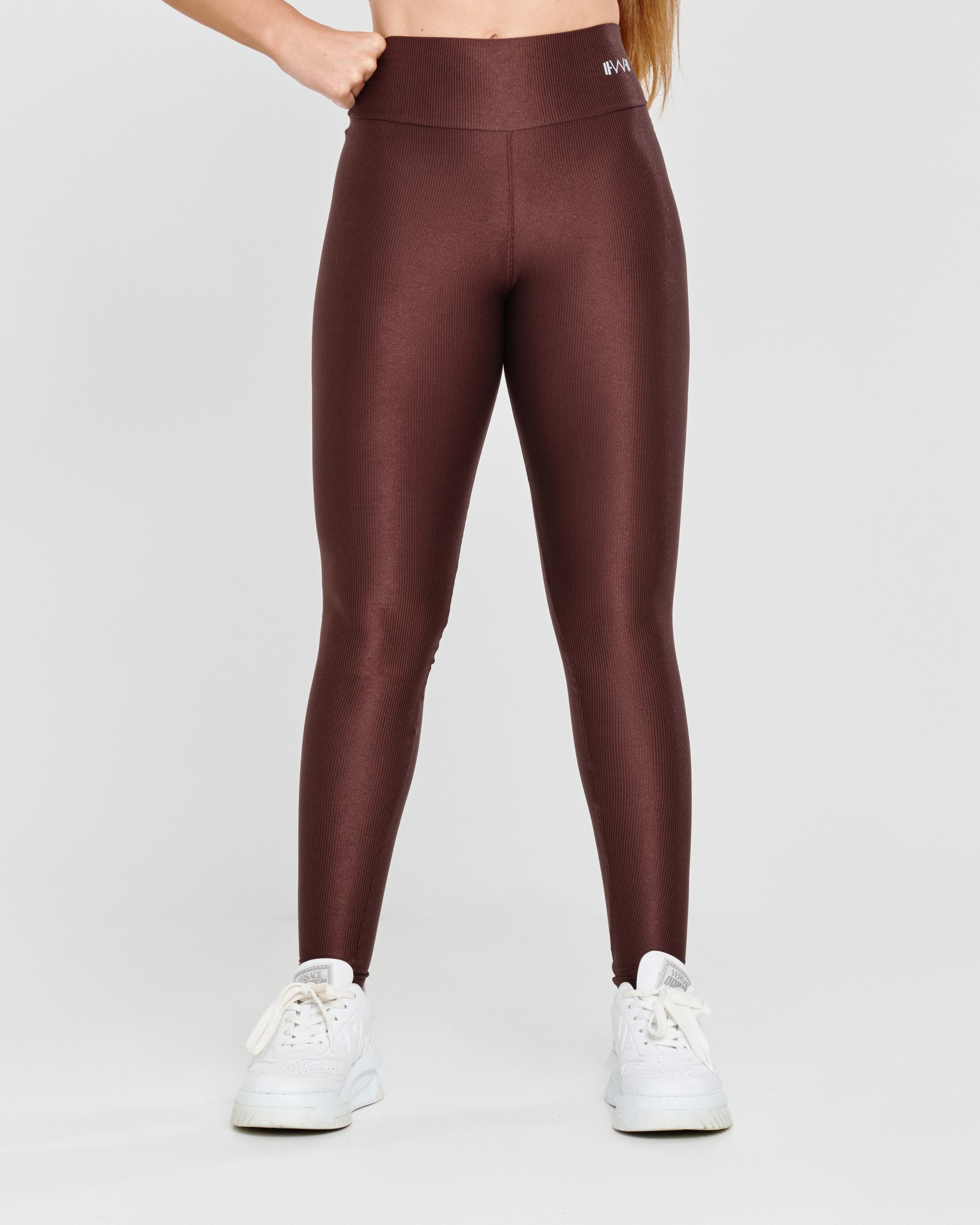 Calça Canelada Recorte V Dark Oak