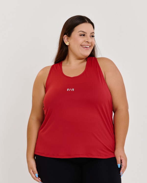 Regata Nadador Dry Fit Plus Size Ruby