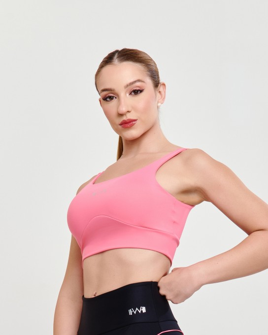 Top Cropped Motion Pink Lemonade