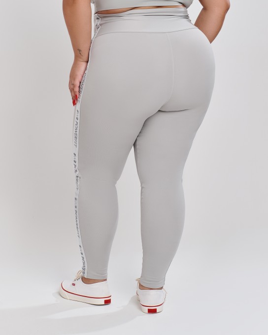 Calça Power Fit Plus Size Silver