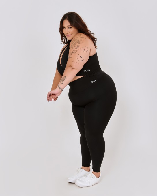 Calça Empina Bumbum Plus Size Preto