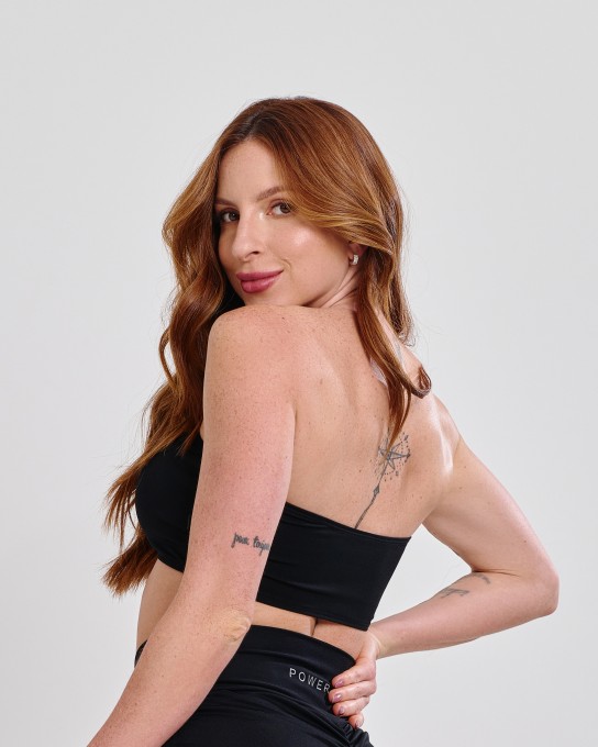 Top Faixa Essential Preto