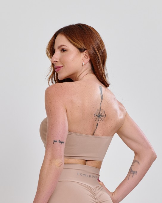 Top Faixa Essential Nude