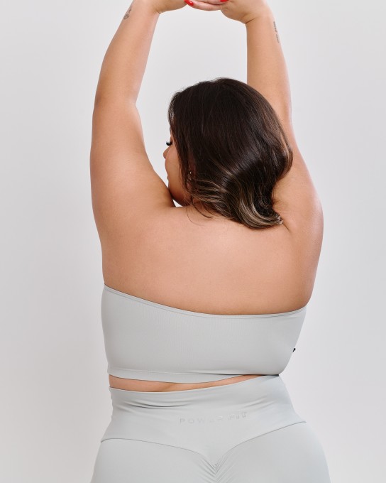 Top Faixa Essential Plus Size Silver