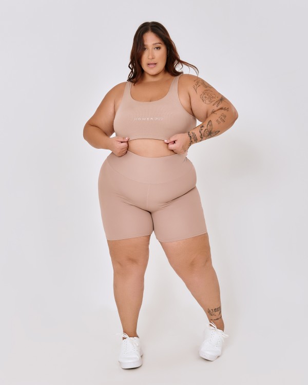 Short Empina Bumbum Plus Size Nude