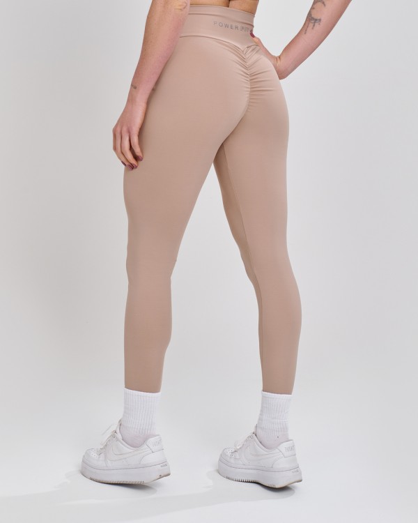 Calça Empina Bumbum com Cadarço Nude