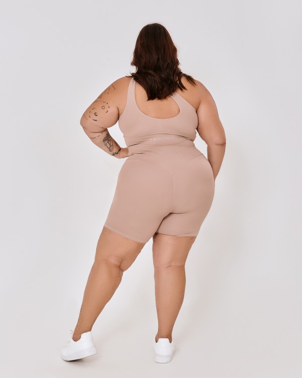 Short Recortes Motion Plus Size Nude