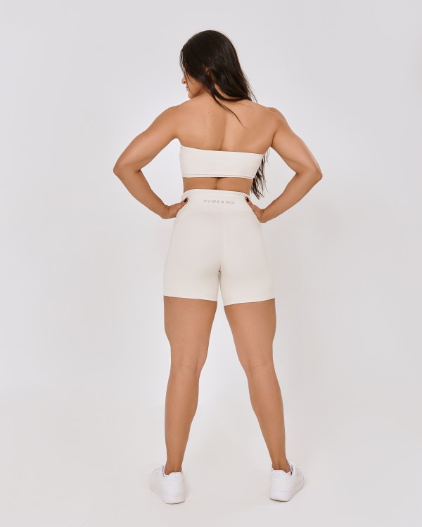 Bermuda com Bolso Essential Off White