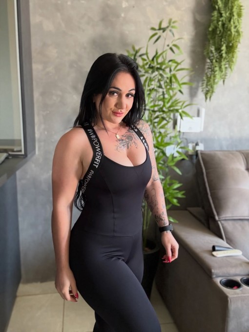 Macacão Chapa Barriga Preto