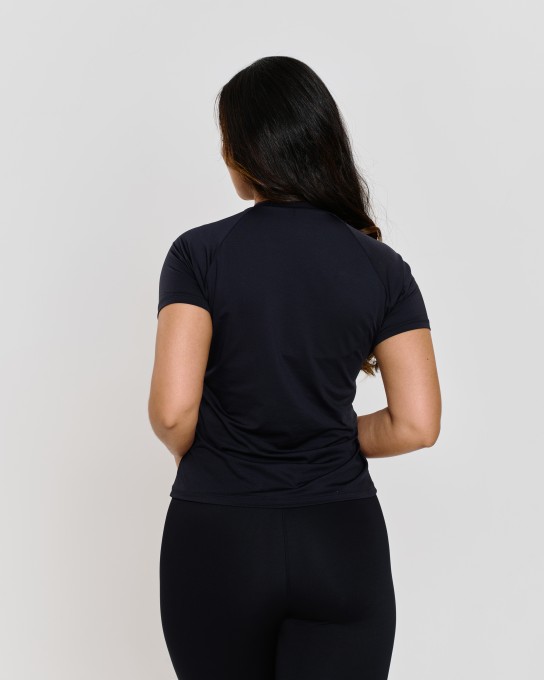 Blusa Raglan Feminina Preta