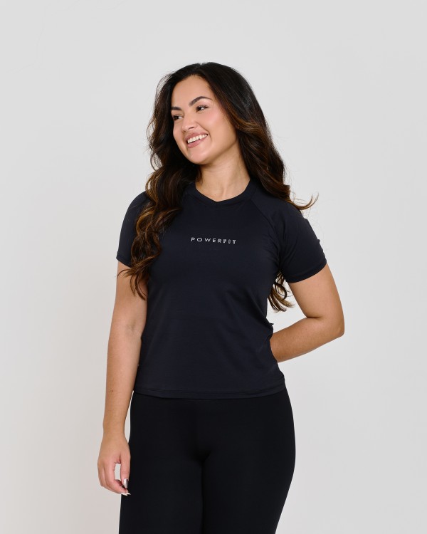 Blusa Raglan Feminina Preta