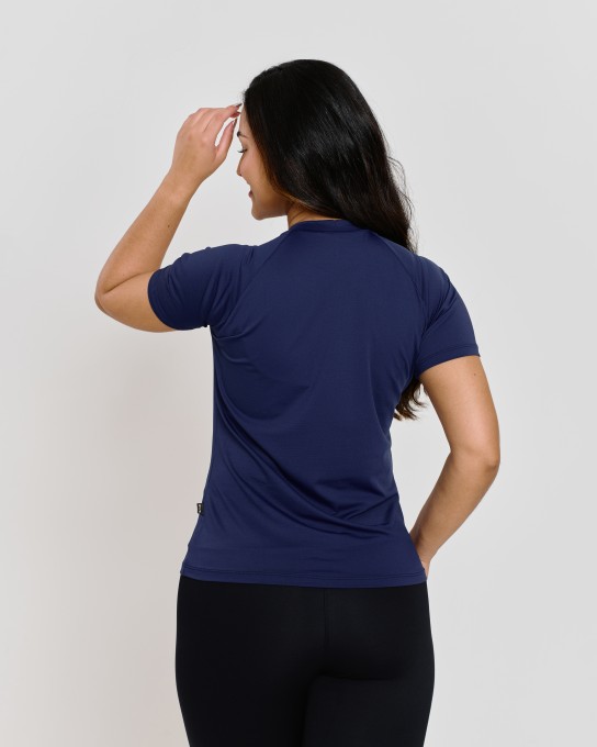 Blusa Raglan Feminina Marinho