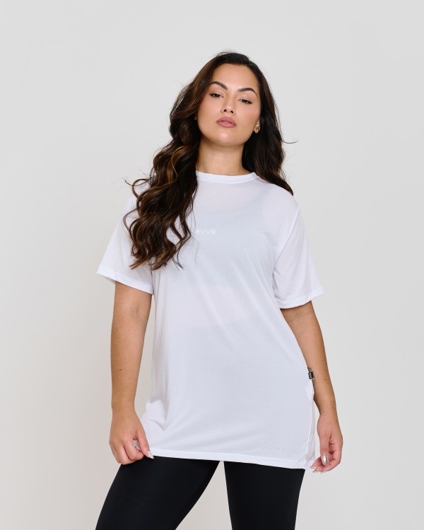 Blusão Oversized em Poliamida Branco