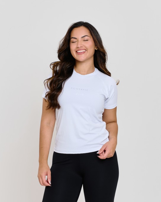 Blusa Raglan Feminina Branca