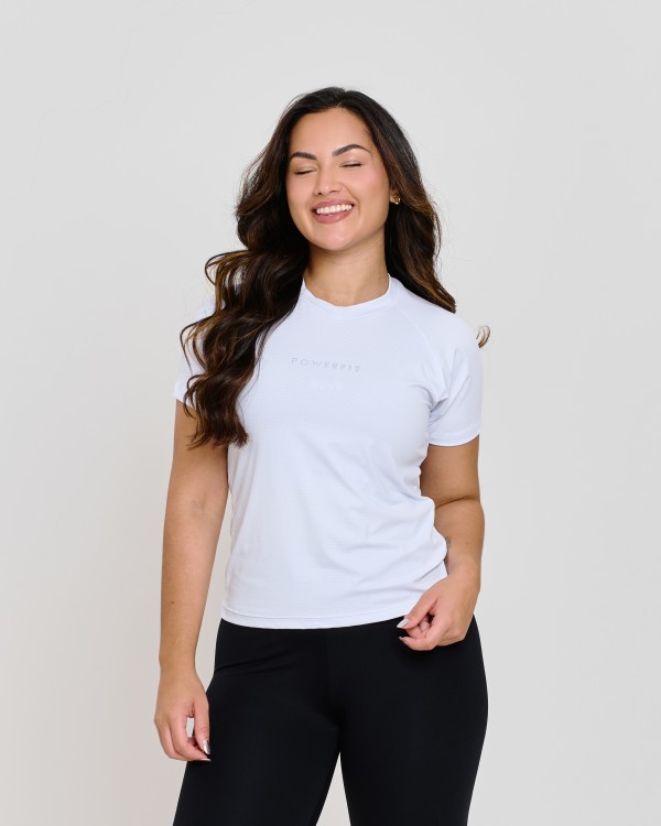 Blusa Raglan Feminina Branca