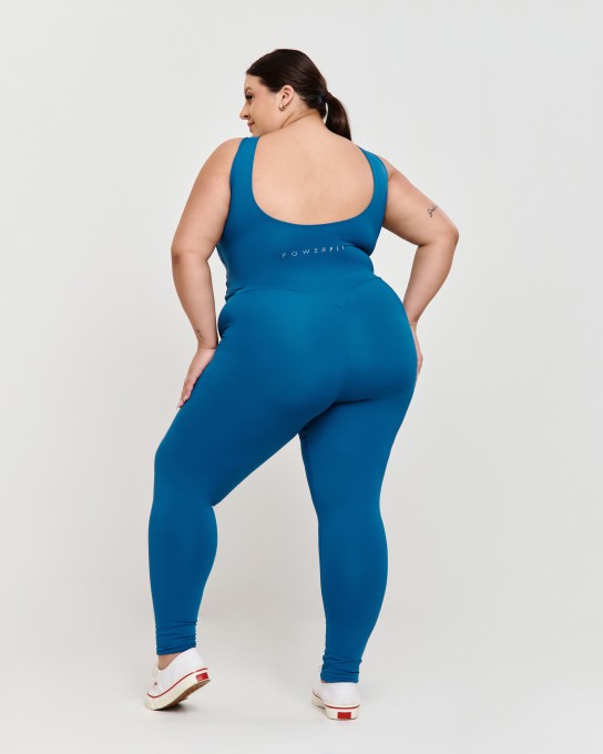 Macacão Modelador Plus Size Cobalt Blue